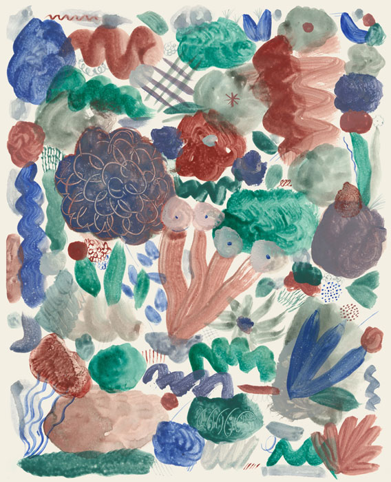 ilustration, collage figure