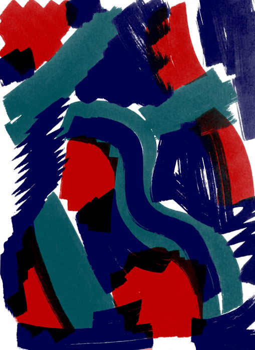 ilustration, collage figure