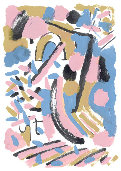 ilustration, collage figure