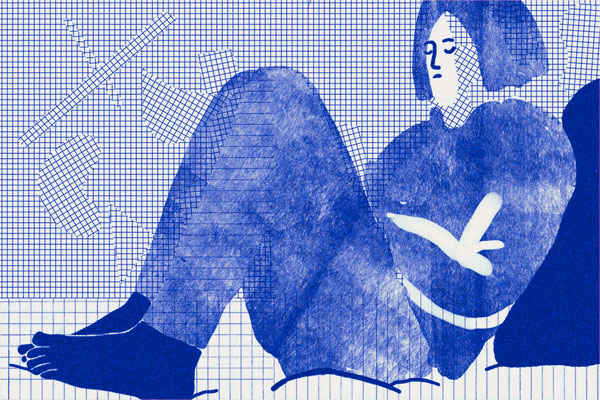 ilustration, collage figure