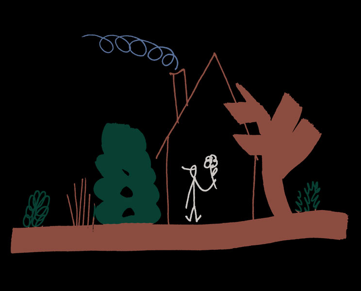 ilustration, collage figure