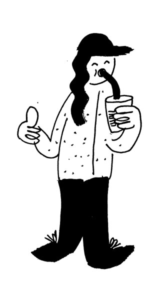 ilustration, collage figure