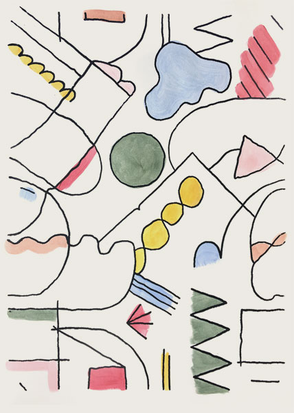 ilustration, collage figure