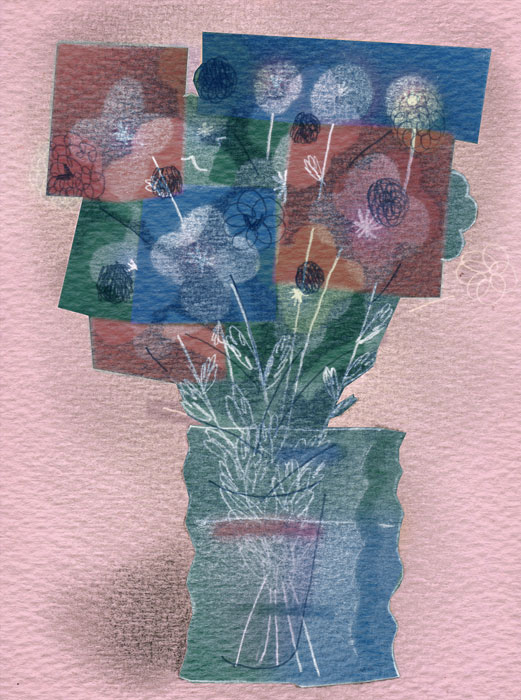 ilustration, collage figure