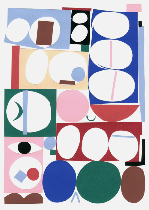 ilustration, collage figure