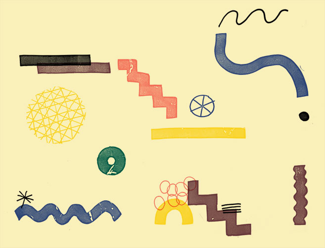 ilustration, collage figure