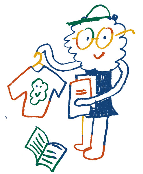 ilustration, collage figure