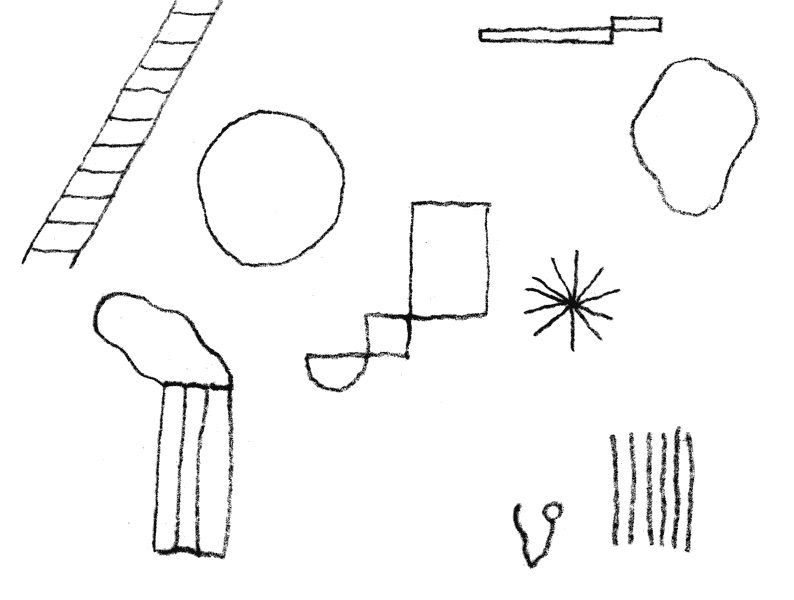 ilustration, collage figure