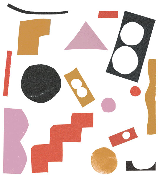 ilustration, collage figure