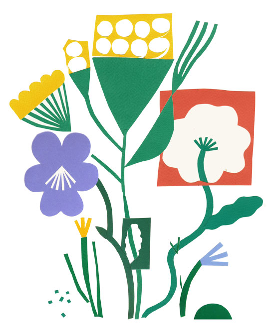 ilustration, collage figure