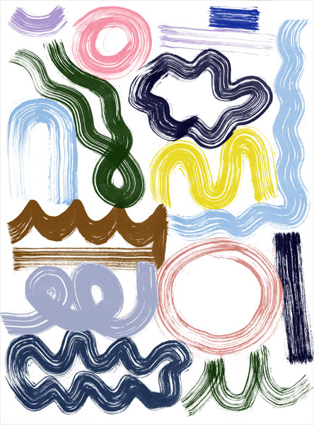 ilustration, collage figure