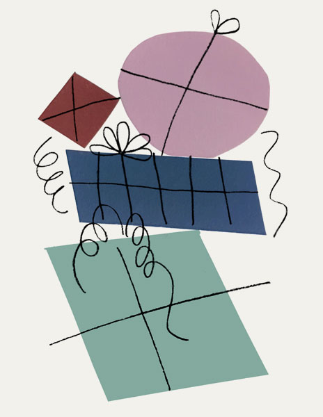 ilustration, collage figure