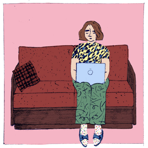 ilustration, collage figure